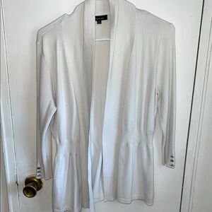 Verve Ami - White Open Front Cardigan Women’s M